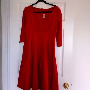 Pinup Girl Clothing 2x red dress